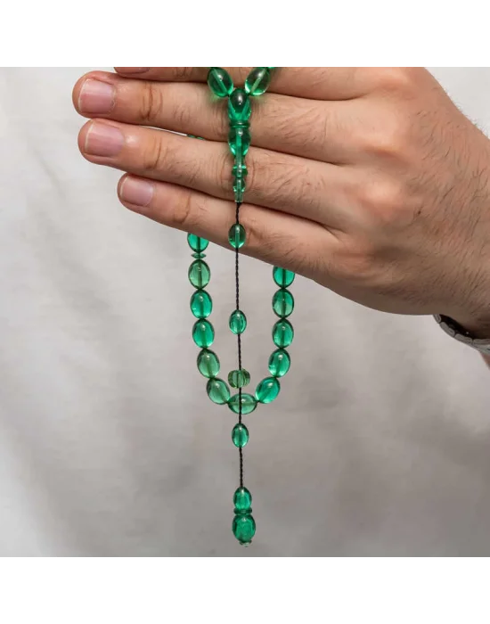 Sıkma Kehribar Tesbih