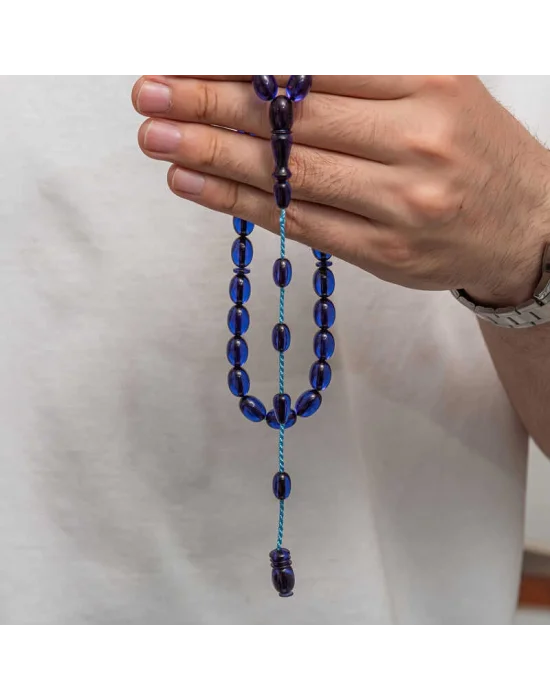 Sıkma Kehribar Tesbih