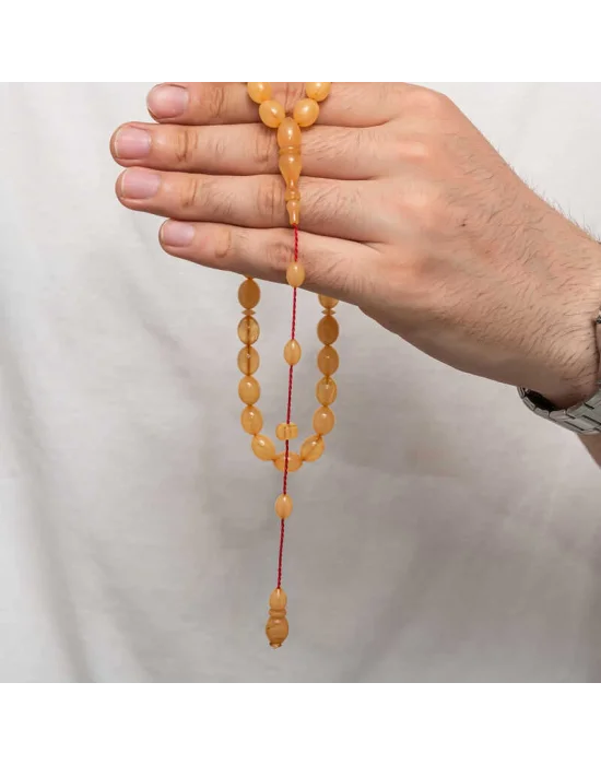 Sıkma Kehribar Tesbih