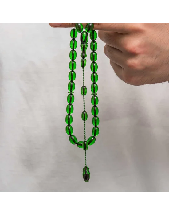 Sıkma Kehribar Tesbih