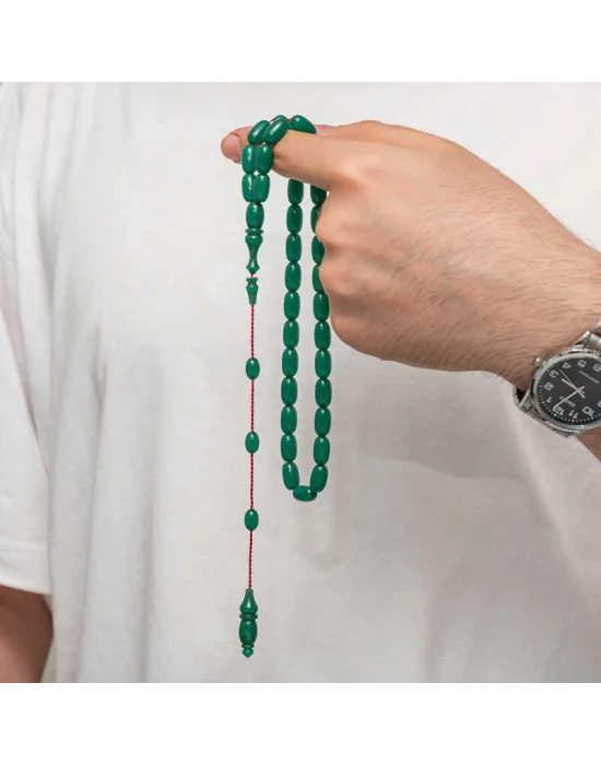 Sıkma Kehribar Tesbih