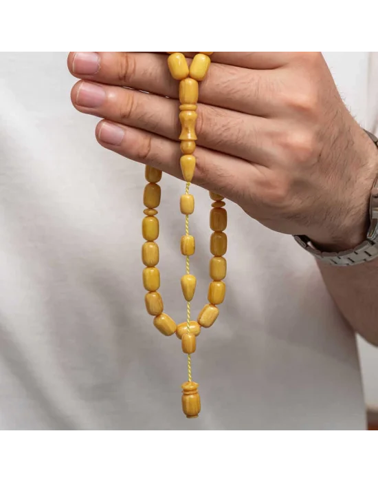 Sıkma Kehribar Tesbih