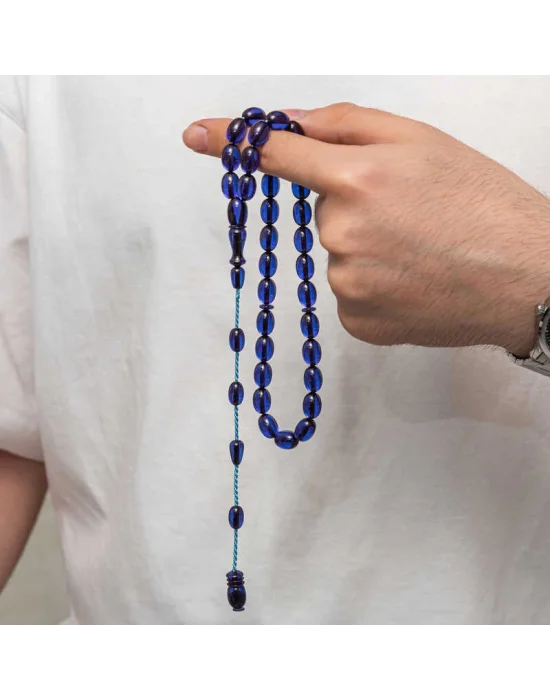 Sıkma Kehribar Tesbih