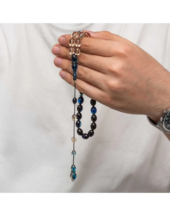 Sıkma Kehribar Tesbih