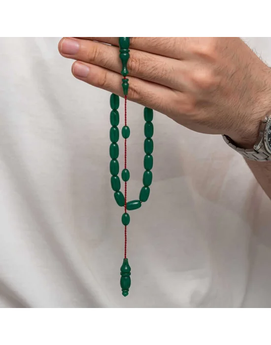 Sıkma Kehribar Tesbih