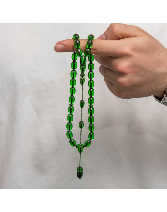 Sıkma Kehribar Tesbih