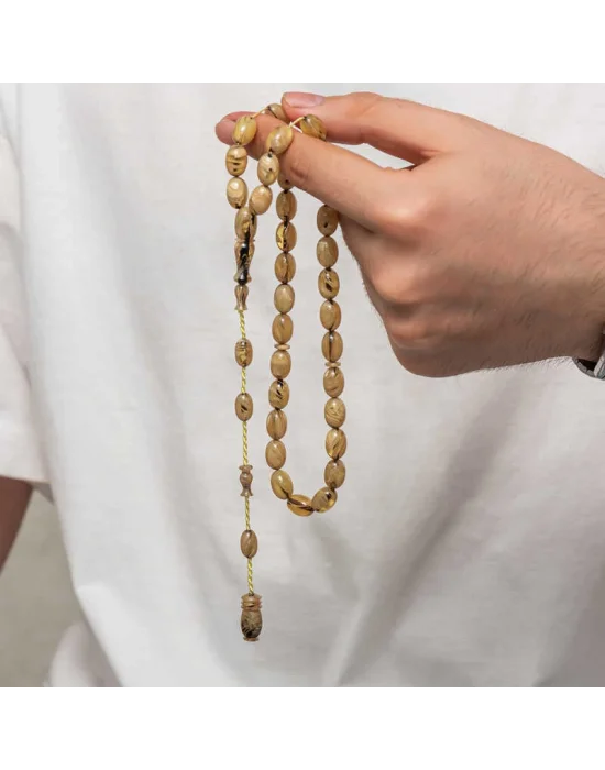 Sıkma Kehribar Tesbih