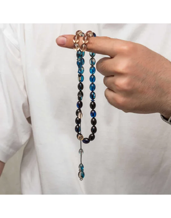 Sıkma Kehribar Tesbih