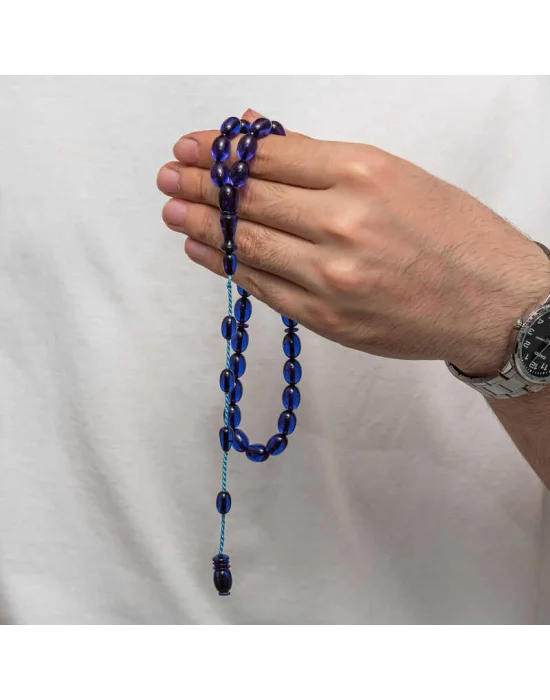 Sıkma Kehribar Tesbih