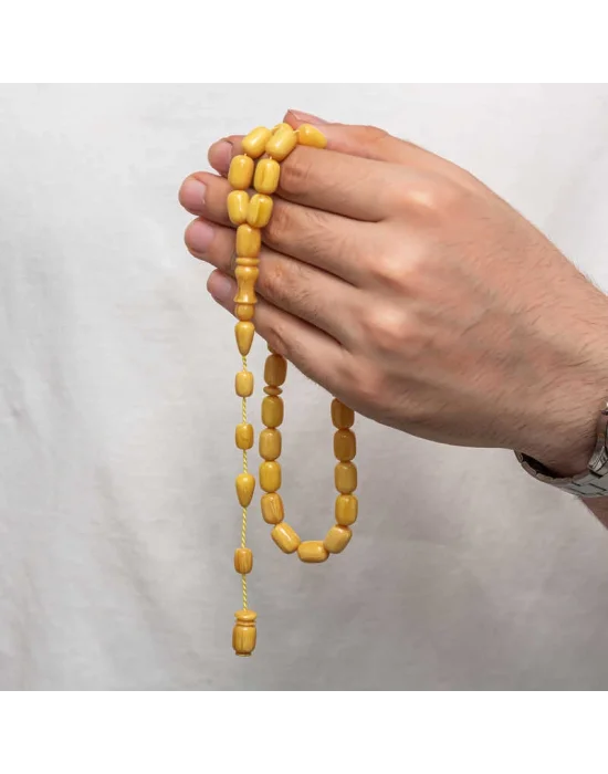 Sıkma Kehribar Tesbih