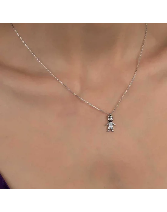 Swarovski Gümüş Çocuk Bayan Kolye