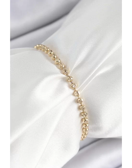Xuping Pirinç Dorika Model Gold Renk Kadın Bileklik