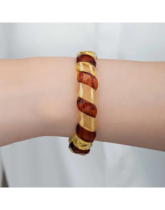 Yetişkin Damla Kehribar Bileklik