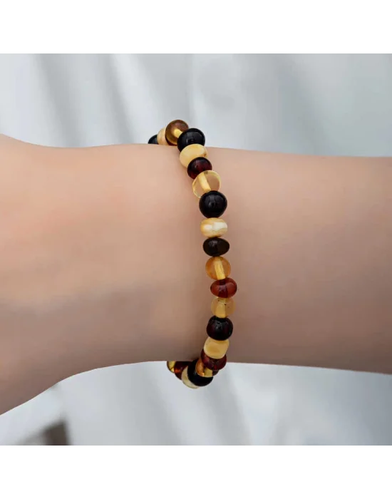 Yetişkin Damla Kehribar Bileklik