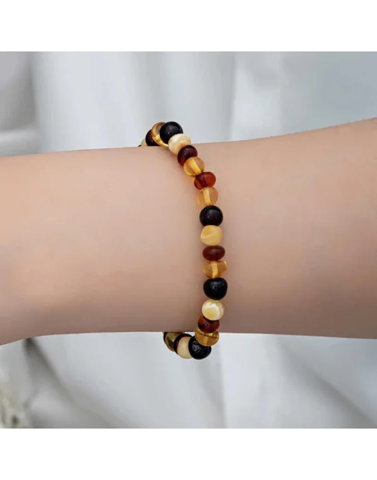 Yetişkin Damla Kehribar Bileklik