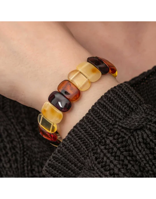 Yetişkin Damla Kehribar Bileklik