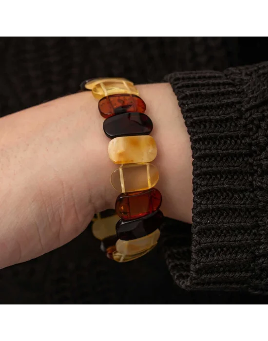 Yetişkin Damla Kehribar Bileklik