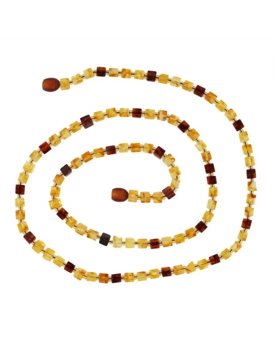 Yetişkin Damla Kehribar Kolye