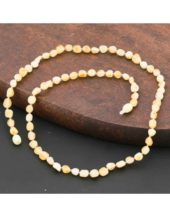 Yetişkin Damla Kehribar Kolye