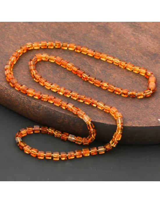 Yetişkin Damla Kehribar Kolye