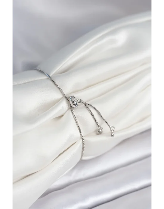 Yıldız Model Asansörlü Gümüş Renk Kadın Bileklik