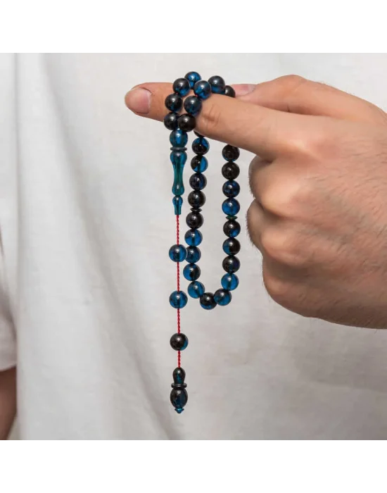 Yuvarlak Sıkma Kehribar Tesbih