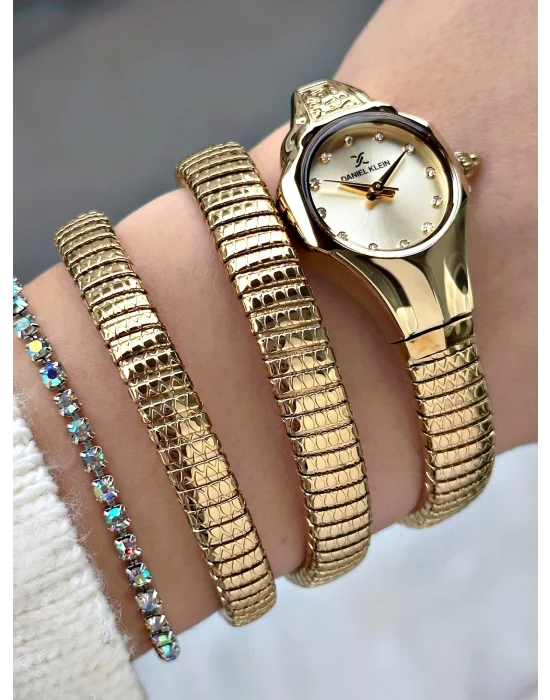Daniel Klein Premium Yılan Model Dolamalı Kadın Kol Saati 23 mm