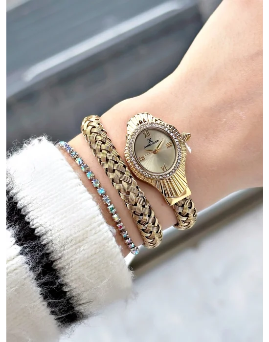 Daniel Klein Premium Yılan Model Dolamalı Kadın Kol Saati 23 mm