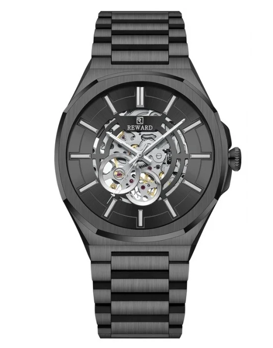 Reward Otomatik Mekanizma İskelet Kadran Erkek Kol Saati