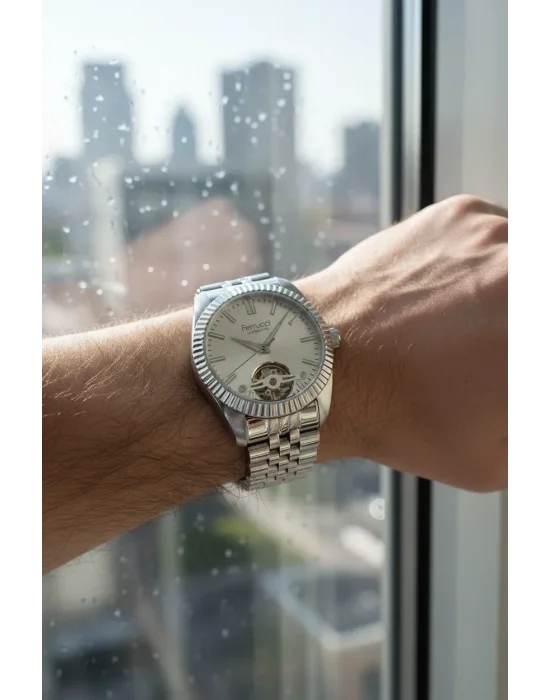 Ferrucci Otomatik Mekanizma Jübile Kordon Erkek Kol Saati