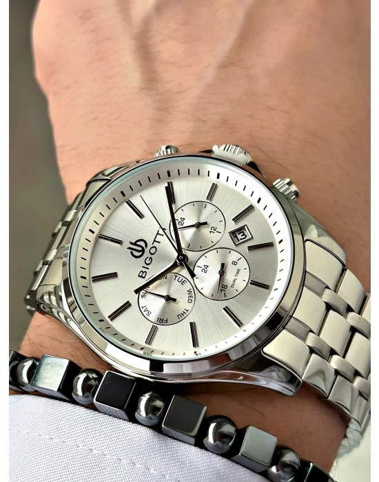 Bigotti Milano Fonksiyonlu Erkek Kol Saati