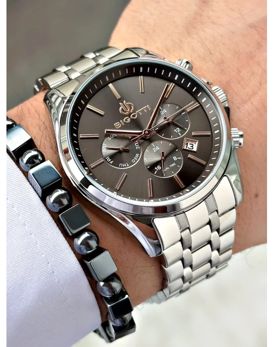 Bigotti Milano Fonksiyonlu Erkek Kol Saati