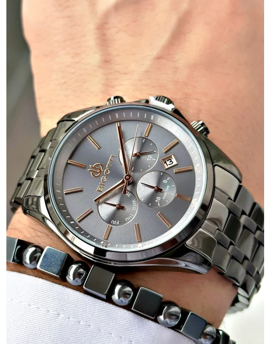 Bigotti Milano Fonksiyonlu Erkek Kol Saati