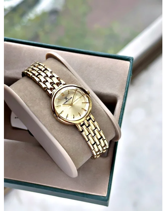 Daniel Klein Gold Çelik Kordon Kadın Kol Saati 25 mm