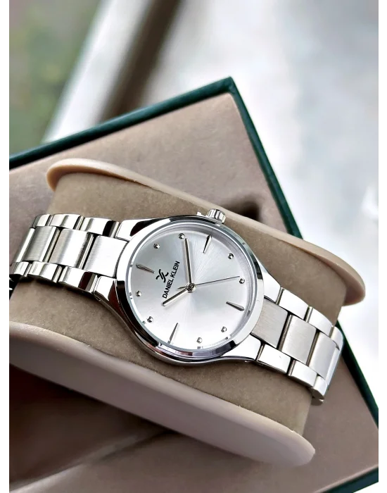 Daniel Klein Gümüş Renk Çelik Kordon Kadın Kol Saati 30 mm