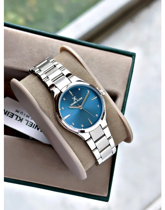 Daniel Klein Gümüş Renk Çelik Kordon Kadın Kol Saati 30 mm