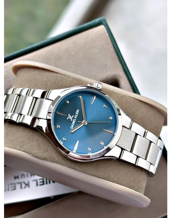 Daniel Klein Gümüş Renk Çelik Kordon Kadın Kol Saati 30 mm
