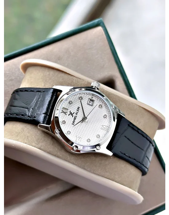 Daniel Klein Siyah Deri Kordon Kadın Kol Saati 29 mm