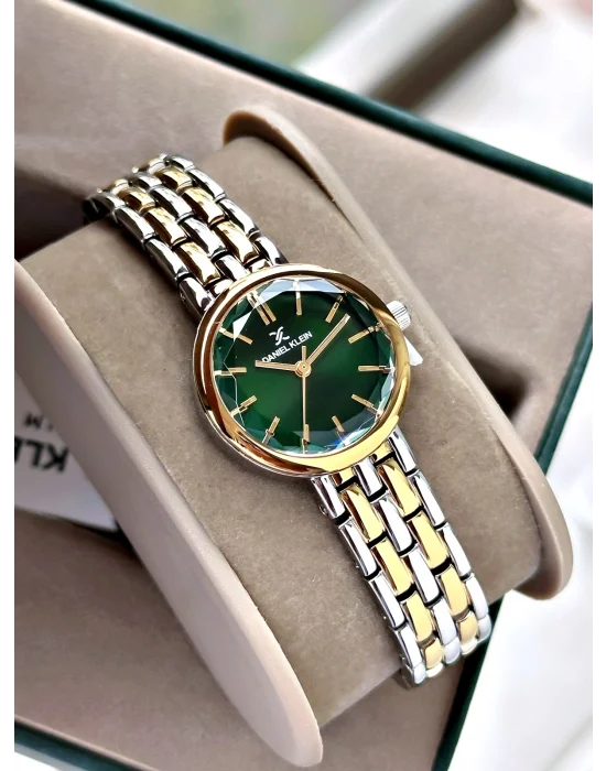 Daniel Klein Yeşil Kadran Çelik Kordon Kadın Kol Saati 25 mm