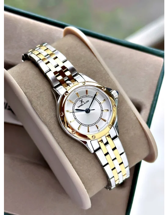 Daniel Klein Gold Gri Çelik Kordon Kadın Kol Saati 26 mm