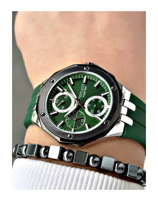 Ferrucci Function FCF 0425 03469S.03 Silikon Kordon Erkek Kol Saati