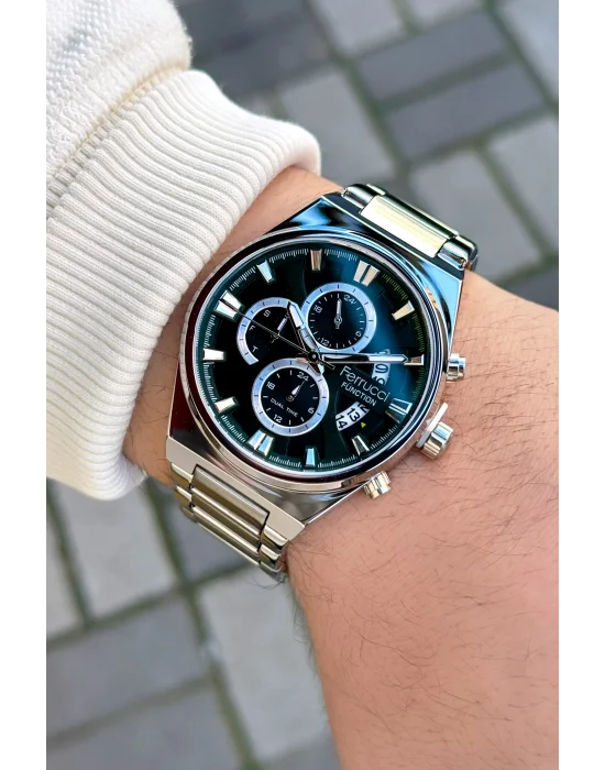 Ferrucci Function FCF 03250FM.01 Çelik Kordon Erkek Kol Saati