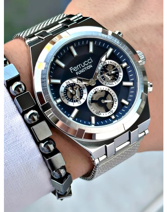 Ferrucci Function FCF.03290FH.03 Hasır Kordon Erkek Kol Saati