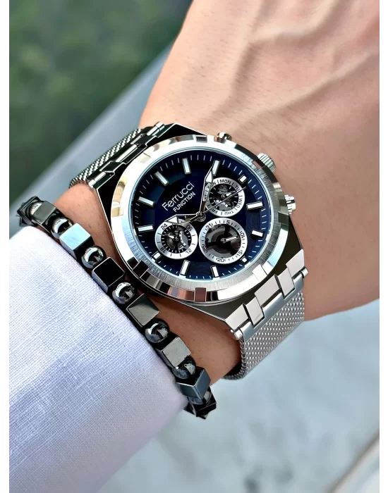 Ferrucci Function FCF.03290FH.03 Hasır Kordon Erkek Kol Saati