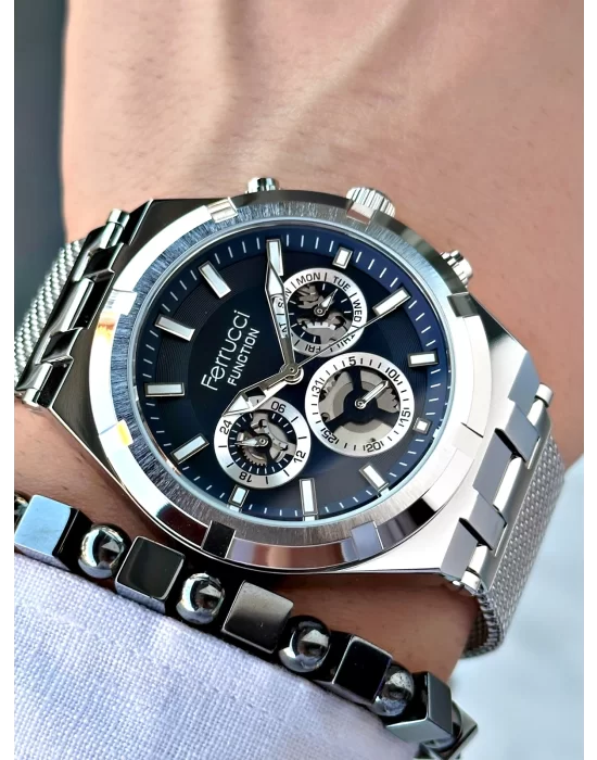 Ferrucci Function FCF.03290FH.03 Hasır Kordon Erkek Kol Saati