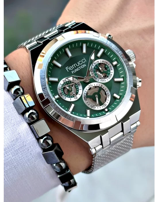 Ferrucci Function FCF.03290FH.02 Hasır Kordon Erkek Kol Saati
