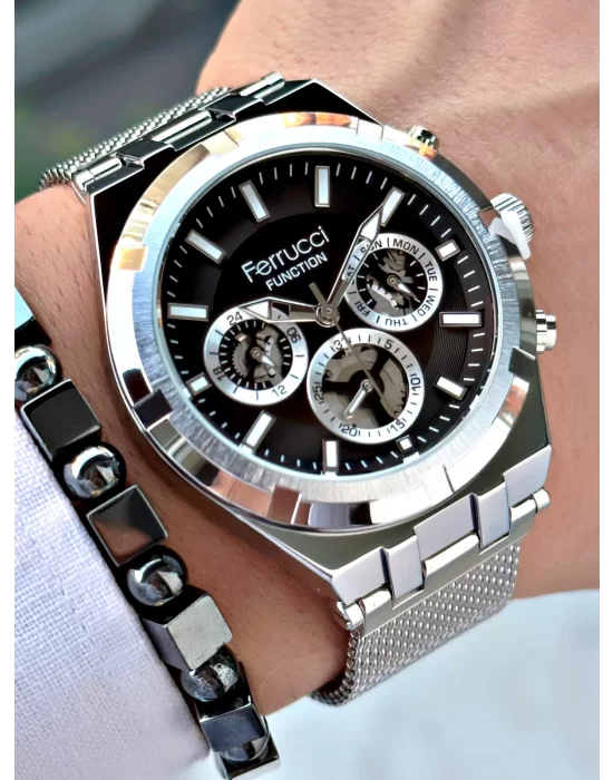Ferrucci Function FCF.03290FH.01 Hasır Kordon Erkek Kol Saati