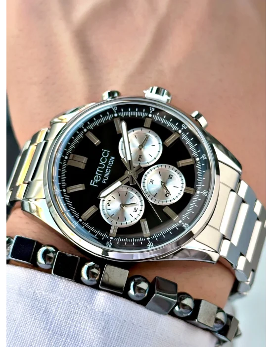 Ferrucci Function FCF.03299FM.01 Hasır Kordon Erkek Kol Saati