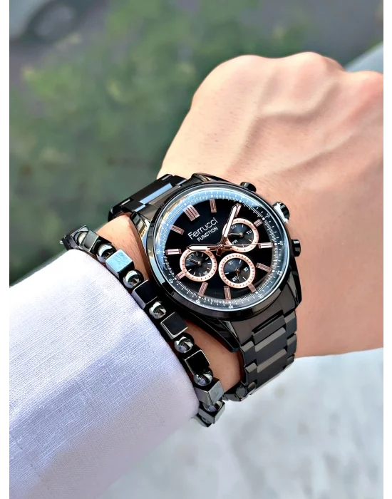 Ferrucci Function FCF.03299FM.03 Hasır Kordon Erkek Kol Saati