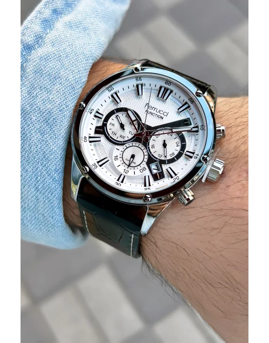Ferrucci Function FCF13908FK.01 Deri Erkek Kol Saati